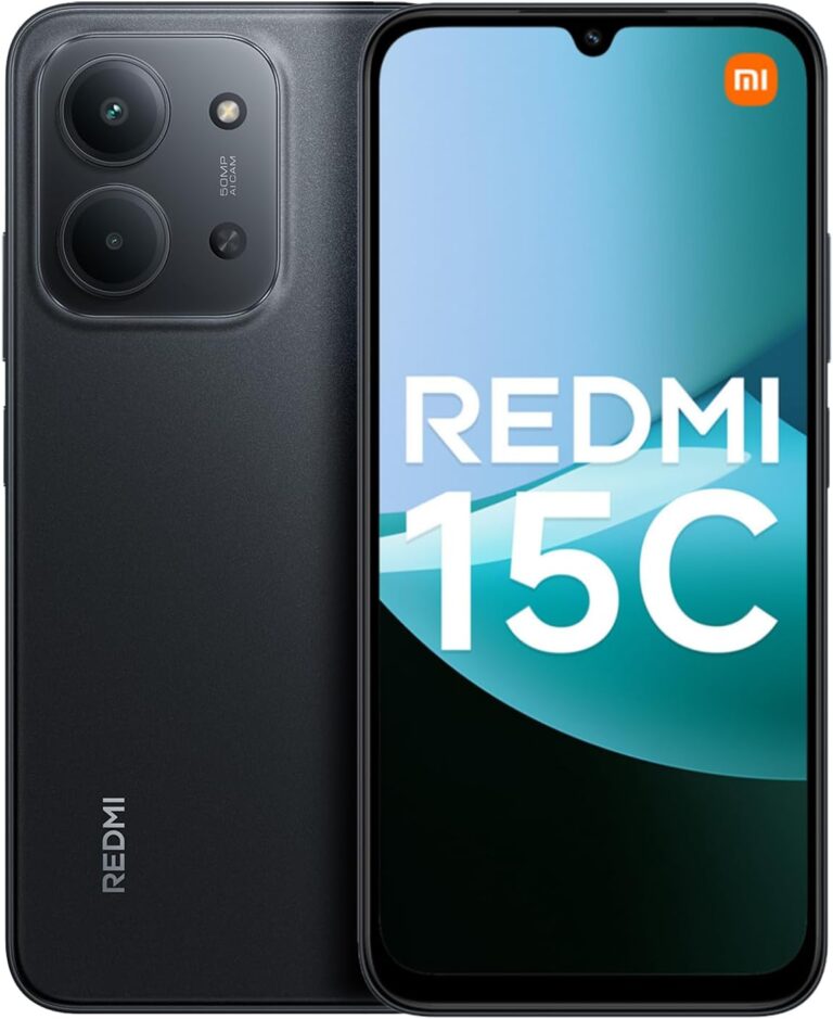 Xiaomi présente le Redmi 15C avec écran 6,9″ et caméra duale 50MP, sans batterie fournie.