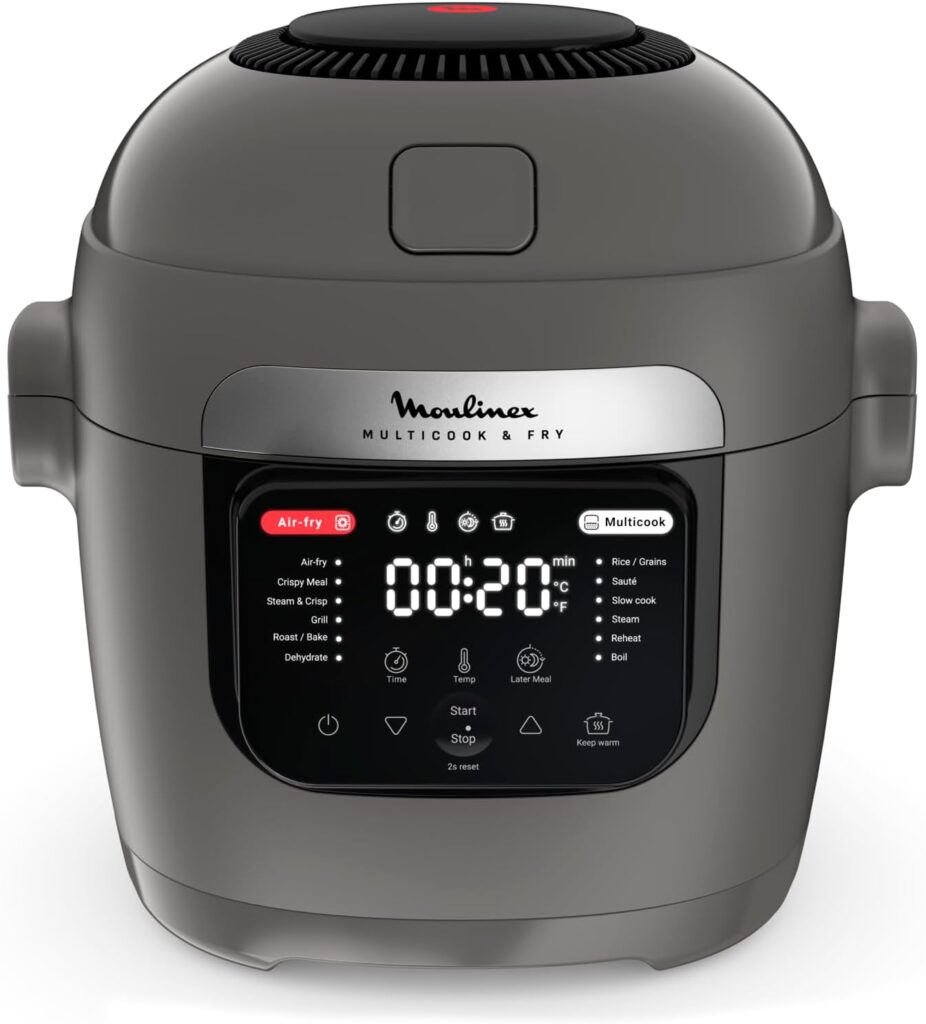 Moulinex Multicook & Fry : Multicuiseur avec friteuse intégrée et 12 programmes de cuisson