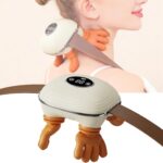 Nouveau masseur 4D avec chaleur et intensité réglable pour soulager les douleurs cervicales.