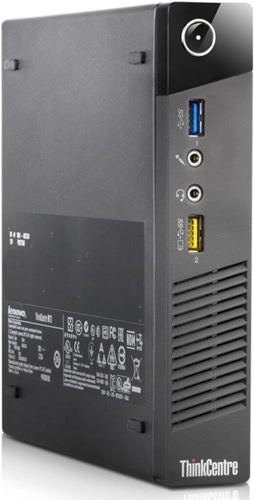 Lenovo ThinkCentre M73 Tiny : Mini PC avec i7, 16 Go de RAM, 240 Go SSD et Windows 11 Pro en reconditionné
