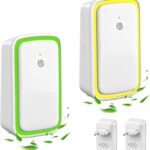 AUAUY 2 Pack de purificateurs d’air compacts pour espaces intérieurs, réduction des odors.