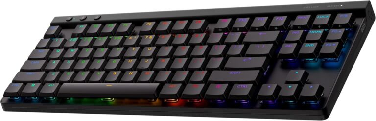 Logitech présente le G 515 Lightspeed TKL, un clavier de jeu sans fil AZERTY en PBT.