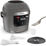 Lancement du Moulinex Multicook Fry : multicuiseur avec 12 programmes et 6 L, inclus spatule.