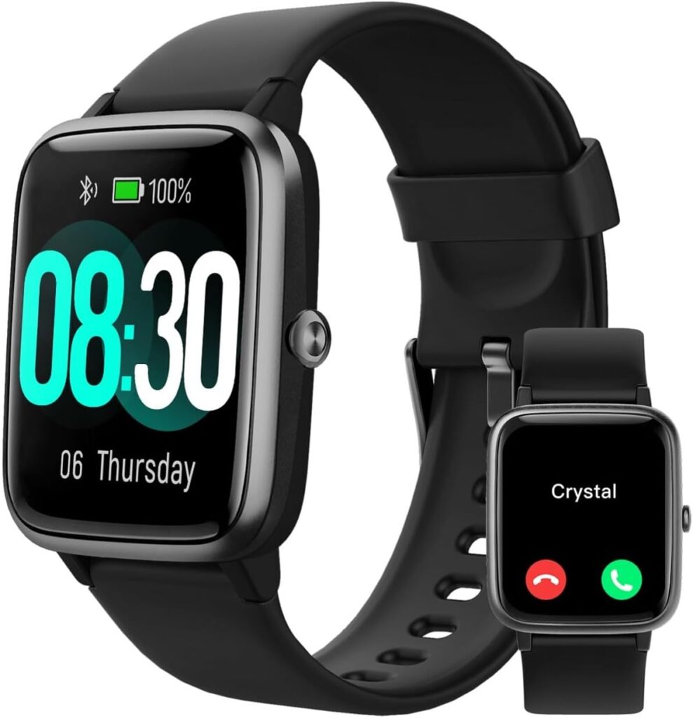 GRV Smart Watch : montre connectée IP68 avec suivi de santé et compatibilité Android/iOS.