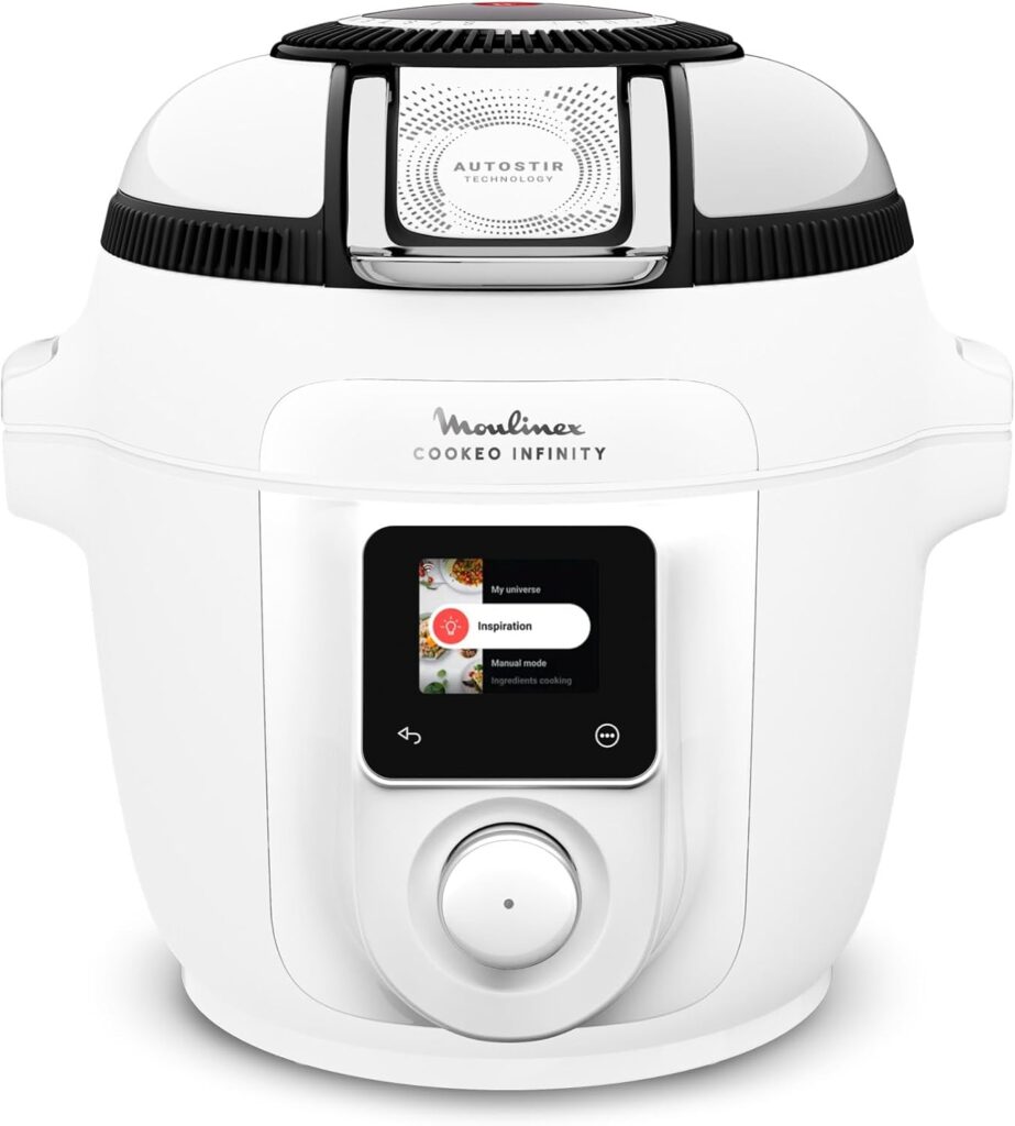 Moulinex Cookeo Infinity : Autocuiseur et Air Fryer avec 19 programmes automatiques