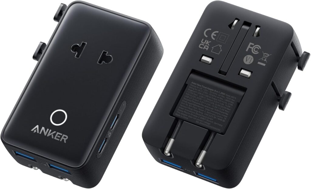 Anker Nano : Adaptateur universel 5 ports compatible dans plus de 200 pays