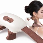 Nouveau masseur électrique cervical et dorsal avec chaleur et intensité réglable.