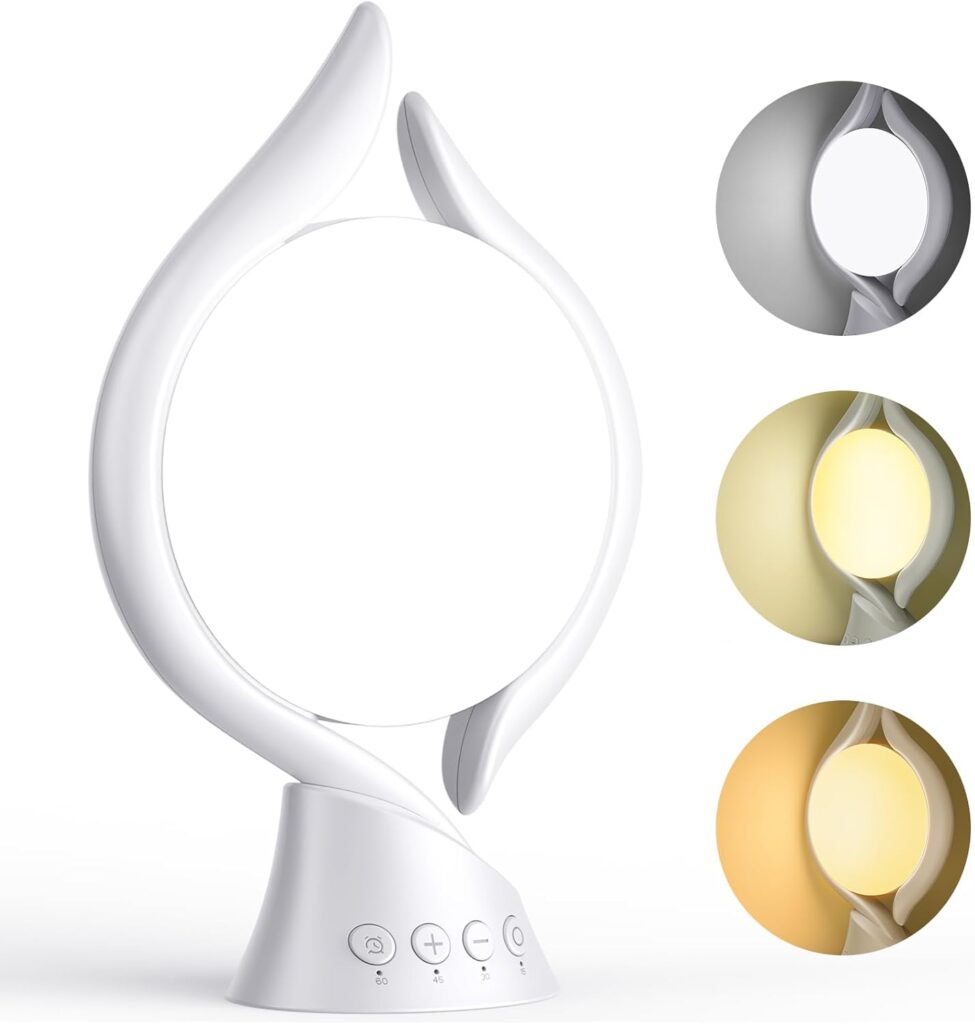 KICLBD présente sa lampe de luminothérapie à 10 000 Lux avec trois couleurs et fonctions avancées.