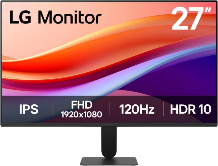 LG Ultrafine 27U411A-B : Moniteur IPS 27″, FHD, 120Hz, DCI-P3 99%, conçu pour la précision visuelle.