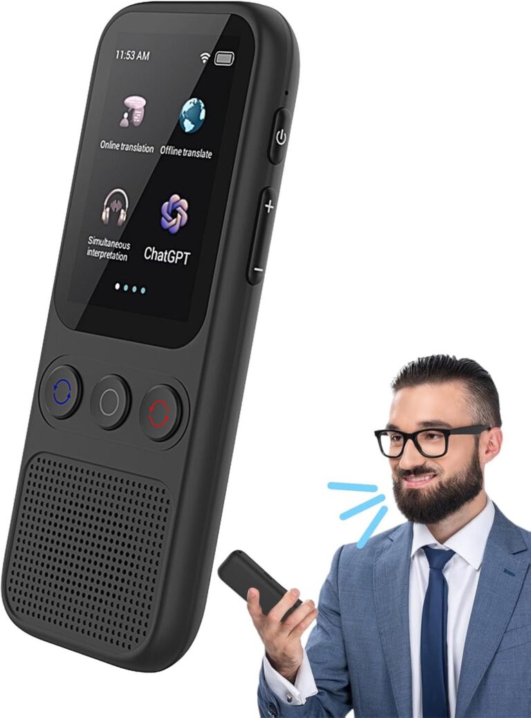 Appareil de traduction portable sans WiFi : précision élevée pour diverses langues.