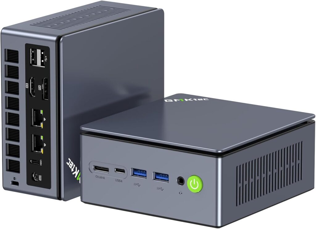 GMKtec présente le Mini PC Gaming M7 Ultra avec Ryzen 7 Pro 6850U et Oculink Dual LAN.