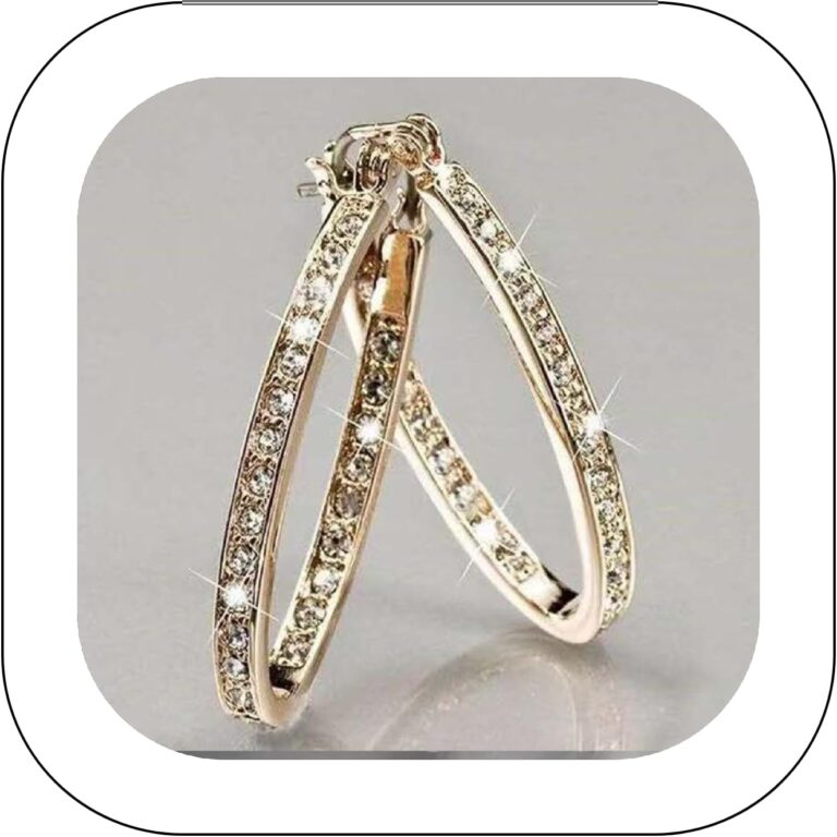 Boucles d’oreilles en argent 925 pour femmes : bijoux hypoallergéniques en forme de diamant.
