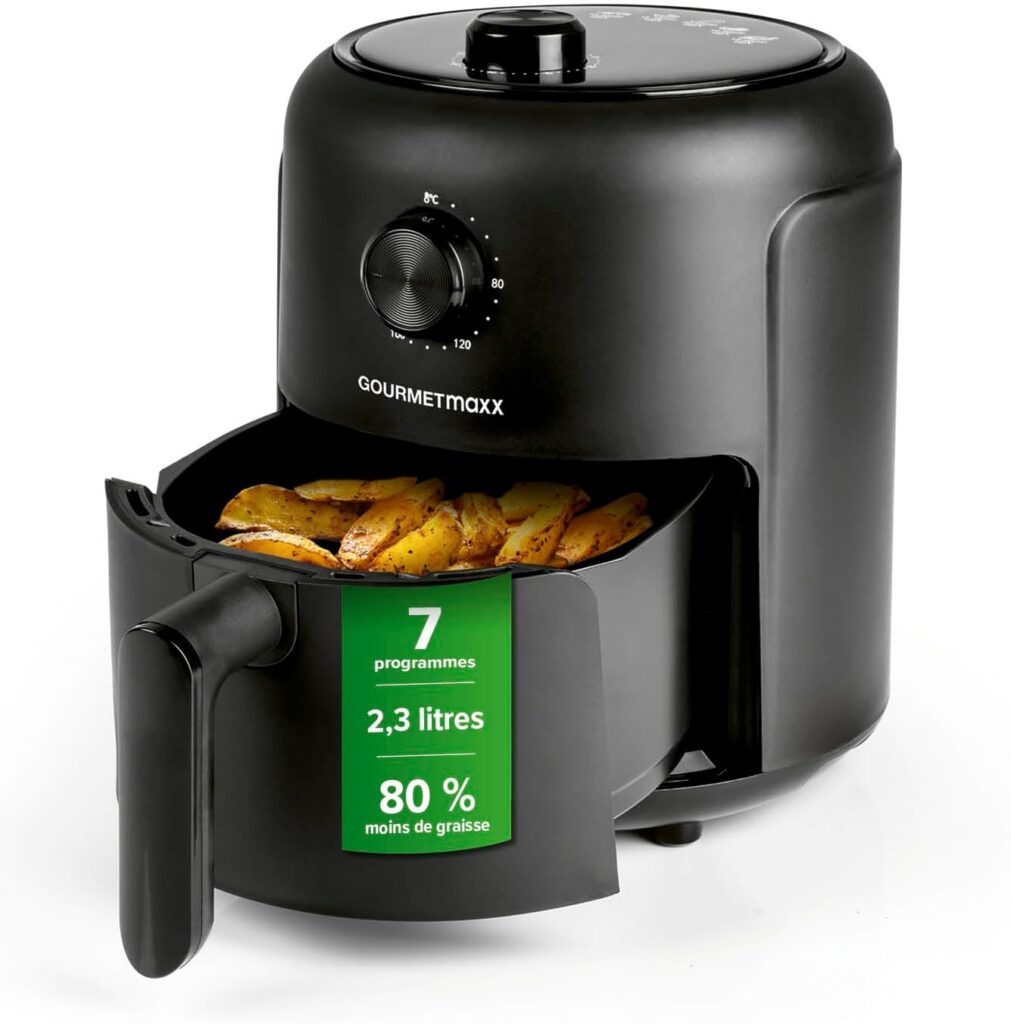 GOURMETmaxx : Friteuse à air chaud multifonctionnelle pour cuisson santé et rapide