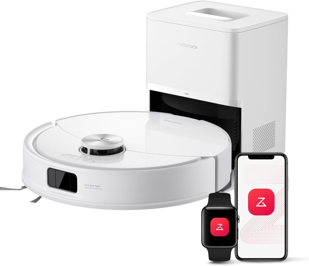 Roborock Q10 S5+ : Aspirateur robot avec vidange automatique et système d’évitement d’obstacles
