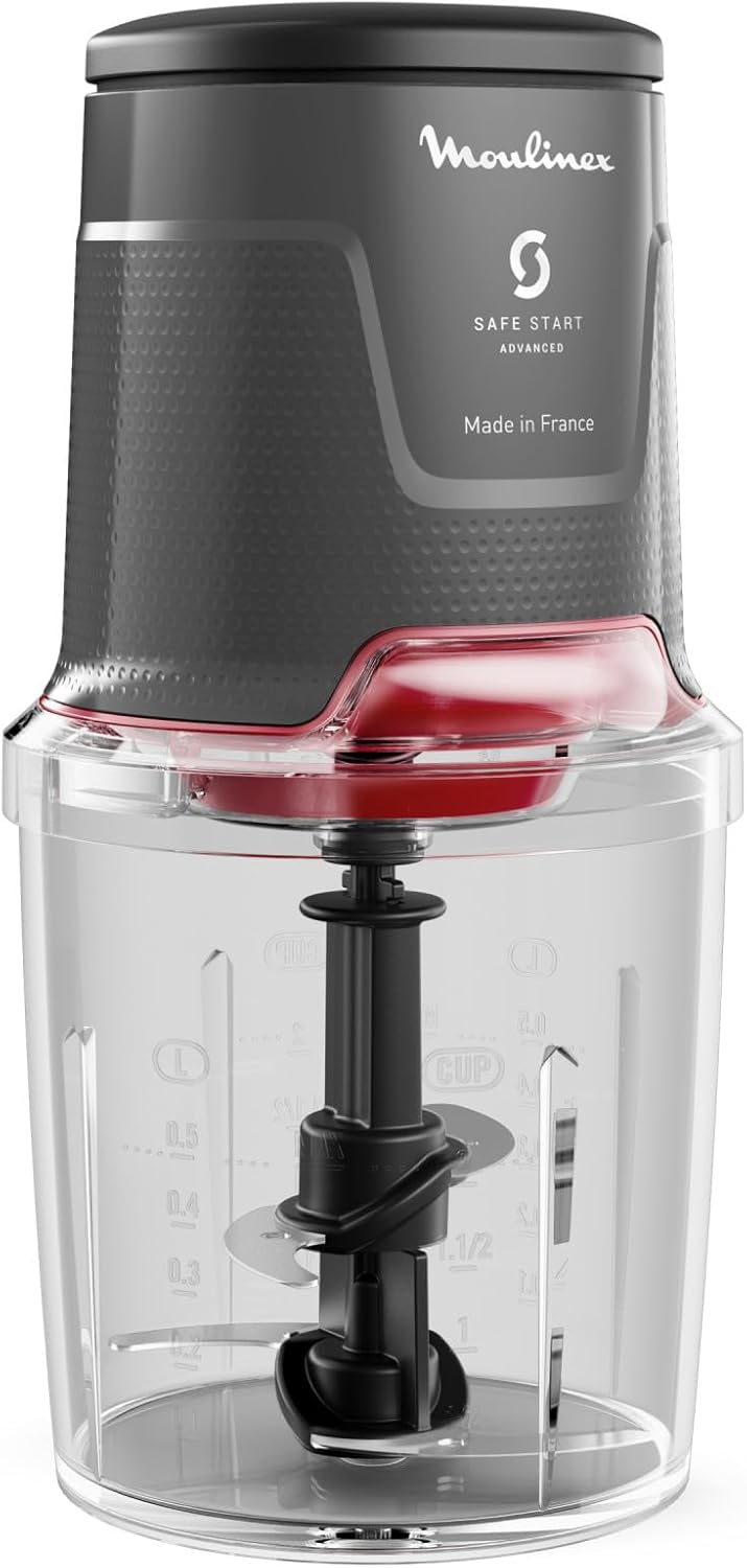 Electric Chopper Easy Press AT740HF1 : 600 W et 4 lames pour une utilisation sécurisée.