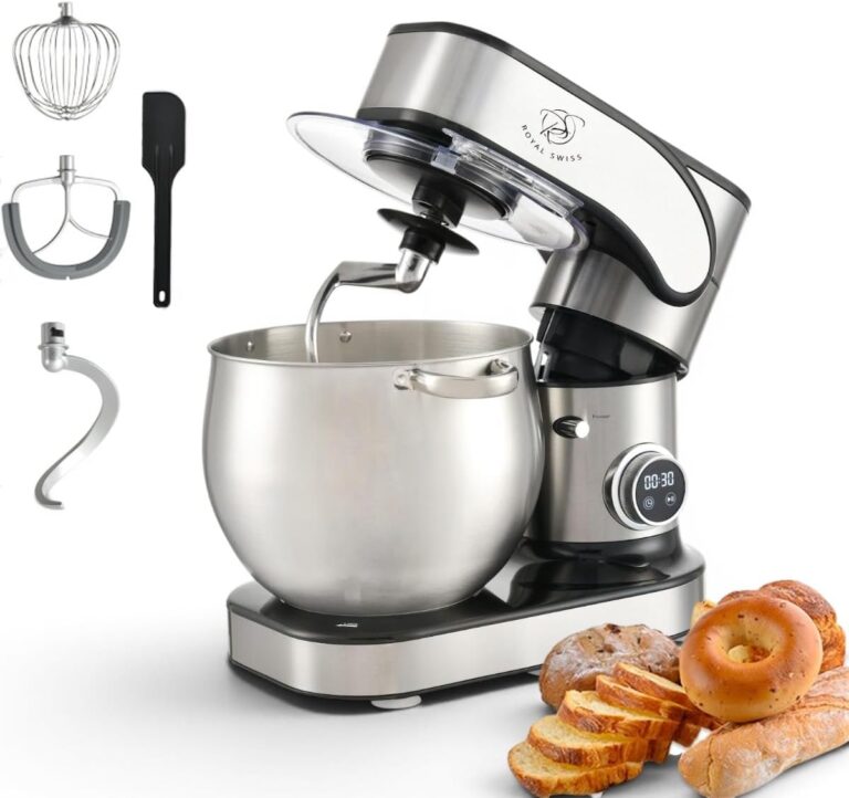 Royal Swiss présente un mixeur professionnel de 12 L avec écran tactile LED et 12 vitesses.