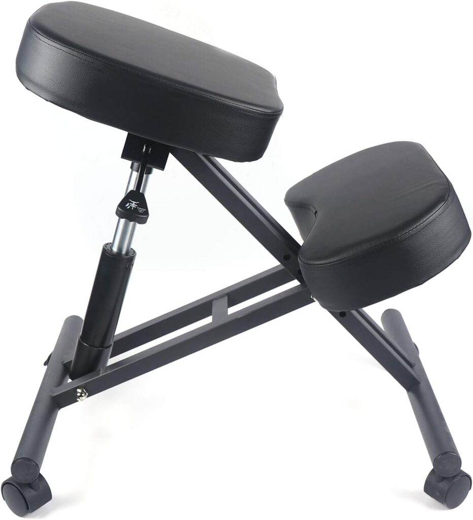 Chaises ergonomiques inclinées réglables en hauteur améliorent la posture au travail