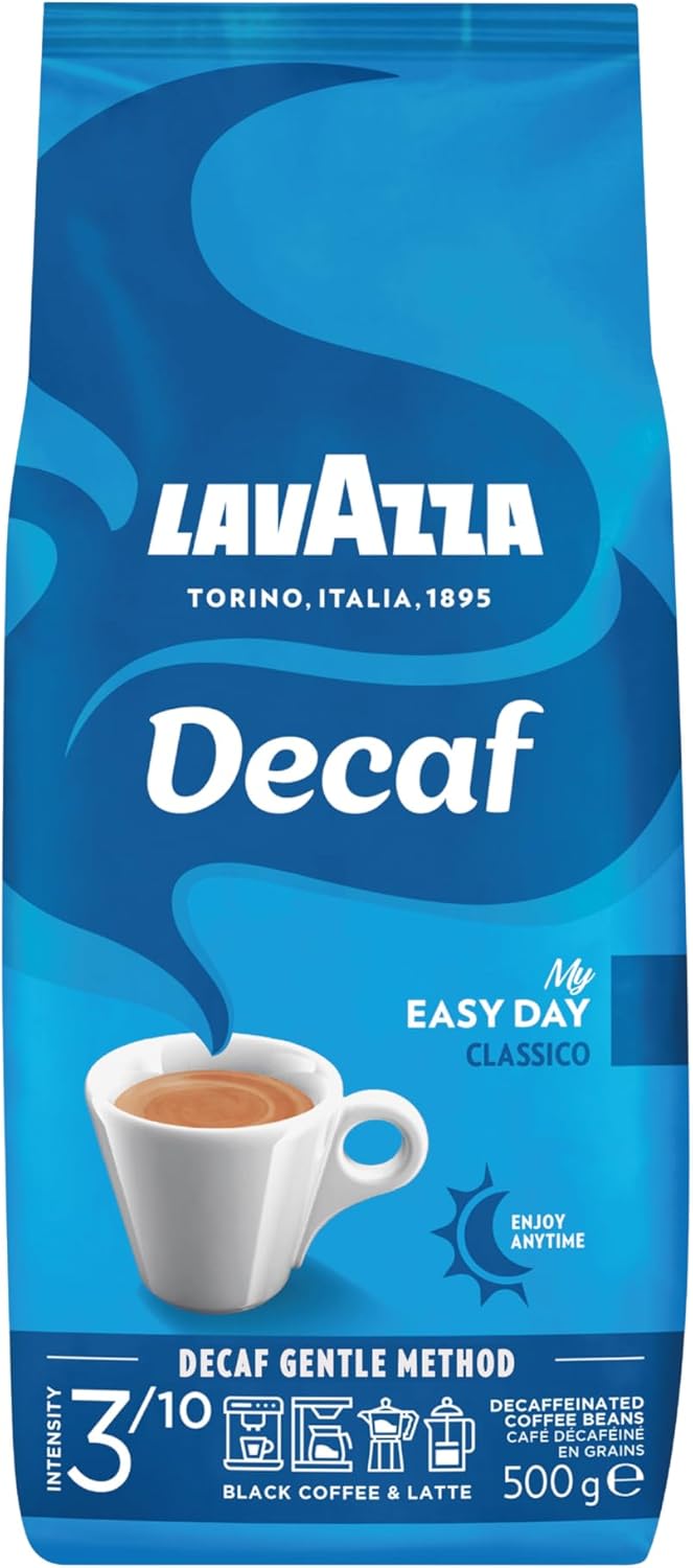 Lavazza présente ses grains de café décaféiné Classico, avec des notes de miel, 100 % Arabica