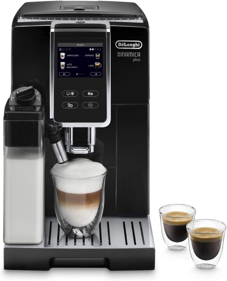 De’Longhi Dinamica Plus ECAM 370.70.B : machine à espresso avec technologie Smart One Touch