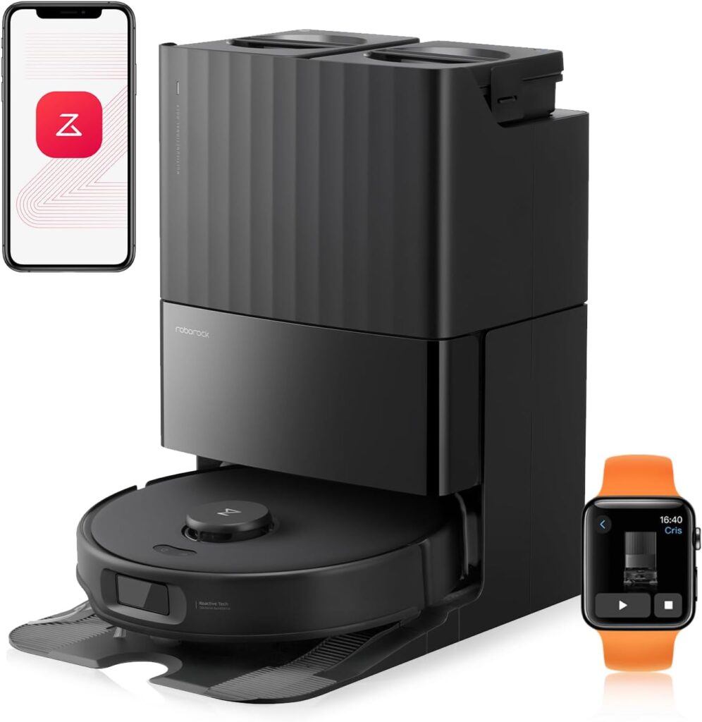 Roborock Qrevo Edge S5A : Aspirateur robot avec système anti-enchevêtrement et lavage à l’eau chaude