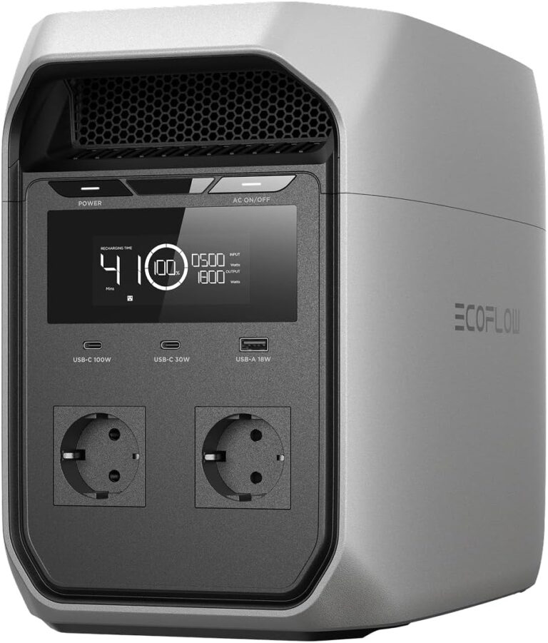 ECOFLOW DELTA 3 Classic : station d’énergie portable de 1024 Wh pour camping et urgence