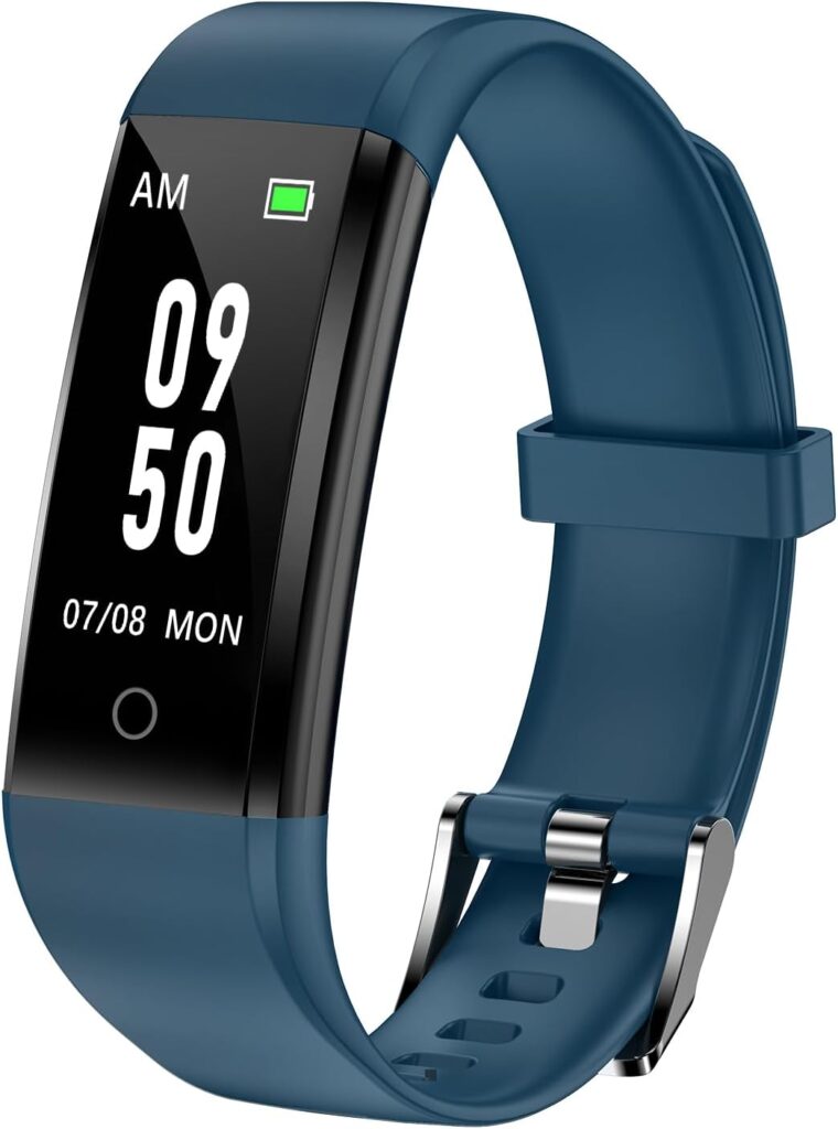Montre podomètre GRV IP68 : bracelet étanche et non connecté pour le suivi de la marche.