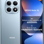 Xiaomi Redmi Note 15 : Smartphone 8+128GB, batterie 6000mAh, étanchéité IP64, caméra 108 MP