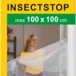 Schellenberg présente un filet anti-insectes de 100 x 100 cm, adaptable pour fenêtres.