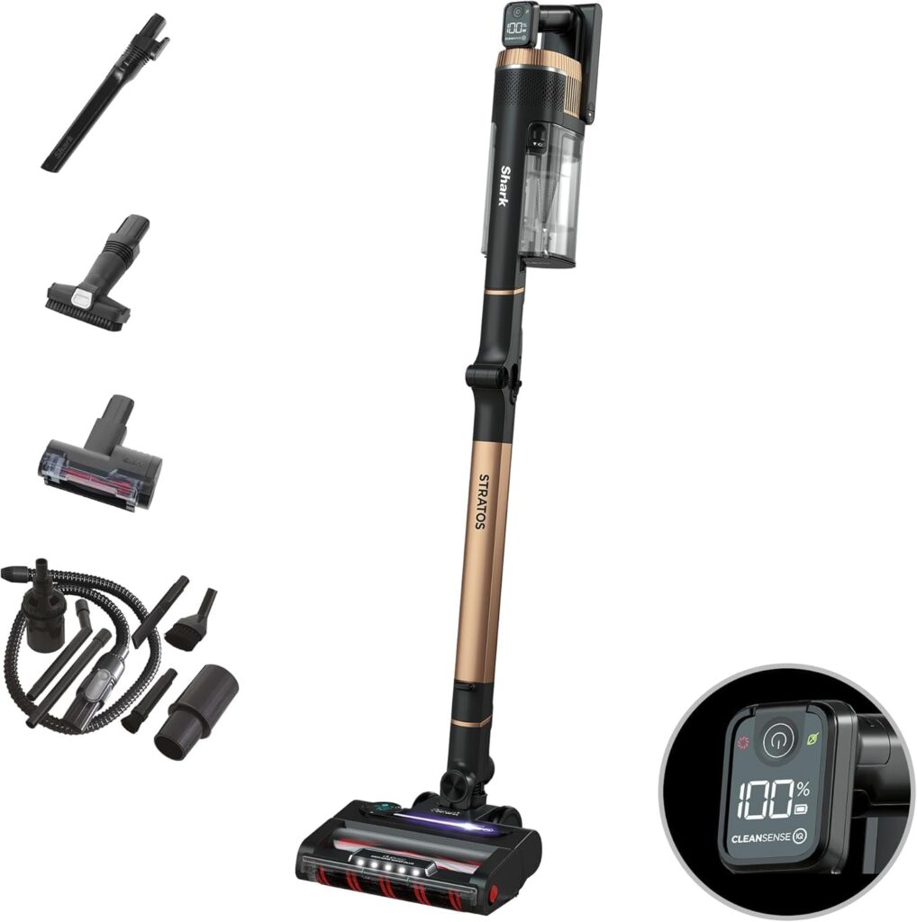 Shark Stratos : nouvel aspirateur sans fil avec technologie CleanSense IQ et autonomie de 60 minutes