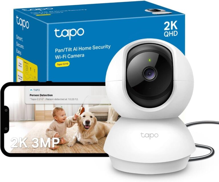 Camera de surveillance sans fil Tapo C210 : vision nocturne, audio bidirectionnel et compatibilité Alexa.