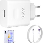 Chargeur rapide USB C 35W pour smartphones Honor et Huawei avec câble de 2m et adaptateur 22.5W