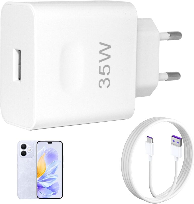 Chargeur rapide USB C 35W pour smartphones Honor et Huawei avec câble de 2m et adaptateur 22.5W