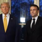 Donald Trump contredit Emmanuel Macron sur des questions de politique internationale.