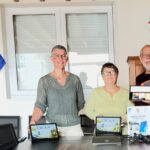 Des tablettes inutilisées créent une bibliothèque numérique dans une commune rurale.
