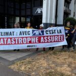 Des activistes envahissent le siège d&rsquo;une assurance française pour protester contre les canicules.