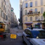 Nouveaux risques d&rsquo;effondrements : évacuation des immeubles rue d&rsquo;Aubagne à Marseille.