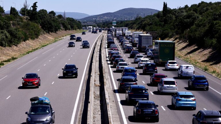 Bouchons de 663 kilomètres enregistrés en France pour le premier week-end des départs en vacances