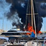 Incendie au Vieux-Port de Marseille : plusieurs navires touchés, deux coulés, plusieurs blessés.