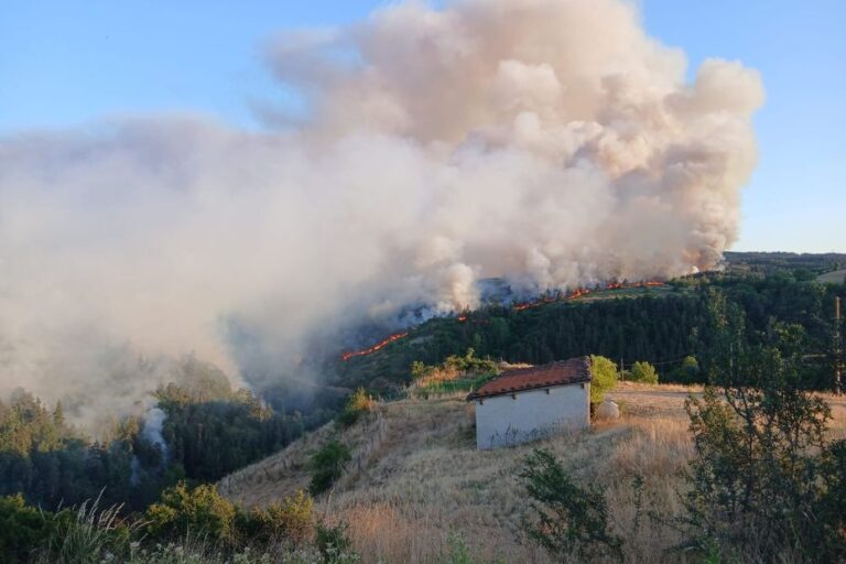 Incendie en Haute-Loire et Lozère : des habitants décrivent une atmosphère irrespirable.