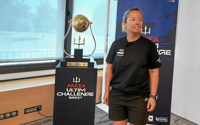 Sept bateaux attendus pour la deuxième édition de l’Arkéa Ultim Challenge Brest, dont Alexia Barrier.