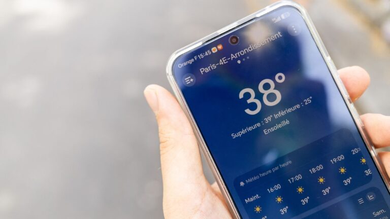 Disparités de températures sur smartphones : les raisons derrière les différences des applications météo en France.