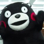 Kumamon, mascotte populaire du Japon, visite Amiens pour promouvoir le territoire.