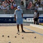 Finale de La Marseillaise à pétanque : Messonnier et Laur face à la victoire, Rakotoarisoa et Maurel éliminés.