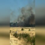 Incendie dans le Cher menace un site de production d&rsquo;armement classé Seveso.