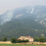 Incendie dans la Drôme : 4 canadairs déployés, le feu progresse moins rapidement.