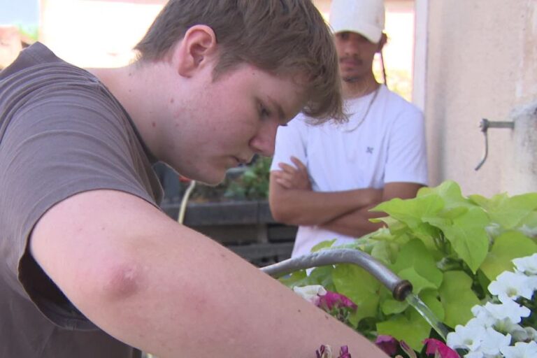 Des jeunes réalisent des travaux communaux pour financer une partie de leurs études.