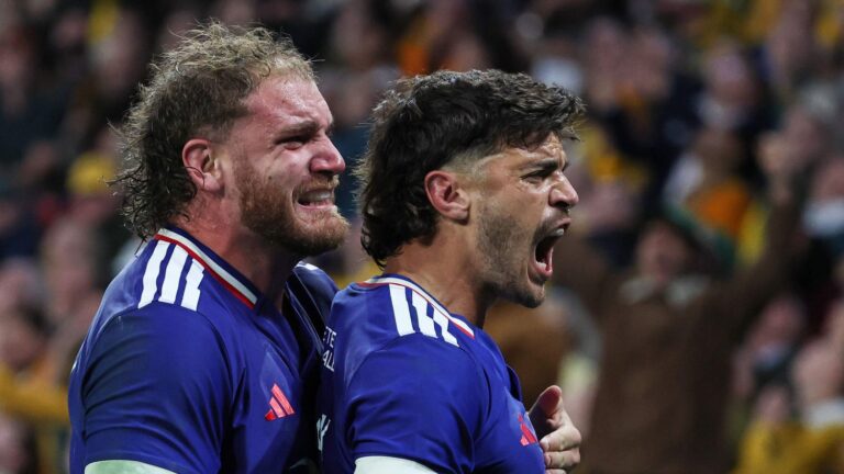 Le XV de France remporte facilement son match contre l’Australie au Championnat des nations