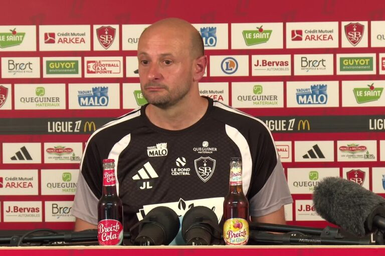 Stade Brestois : Julien Lachuer évoque les enjeux du maintien et du mercato estival