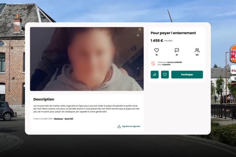 Cagnotte lancée pour Auphélie, victime d’un accident avec un camion lors du match France-Maroc.