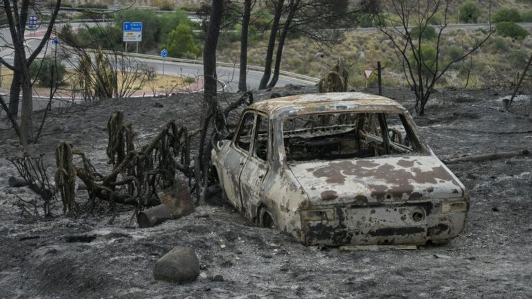 Incendie dans le sud de l’Espagne : 13 morts et plusieurs disparus confirmés